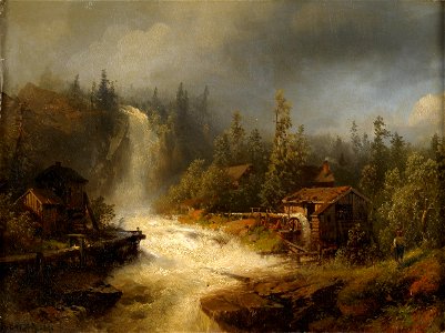 Hermann Herzog Water Mill 1872