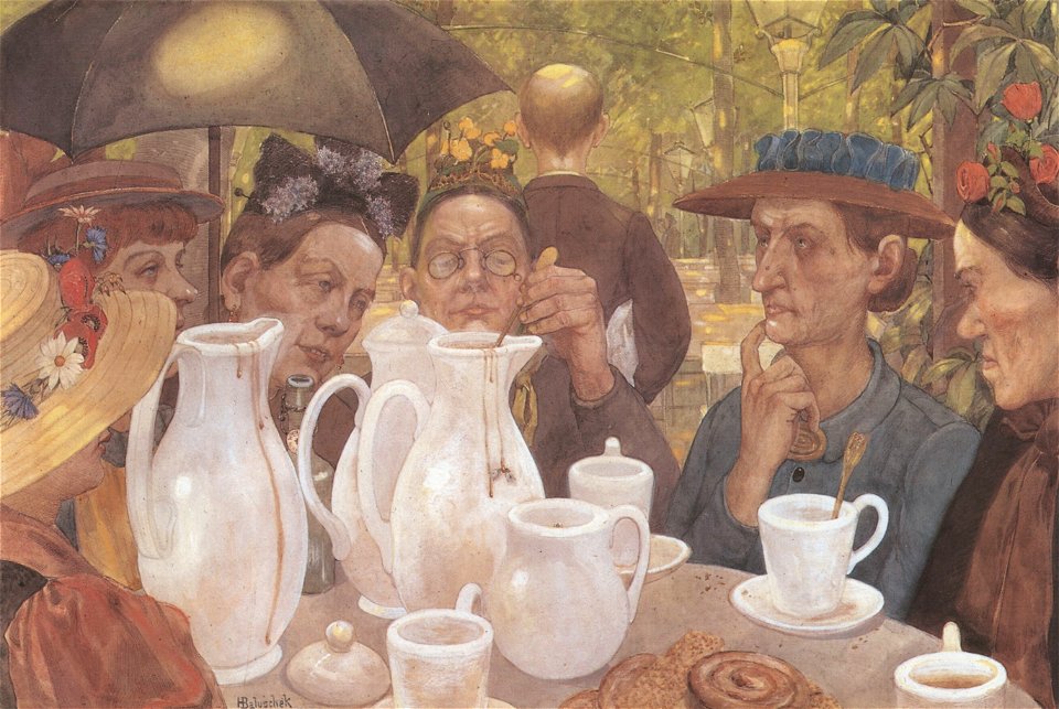 Hier können Familien Kaffee kochen