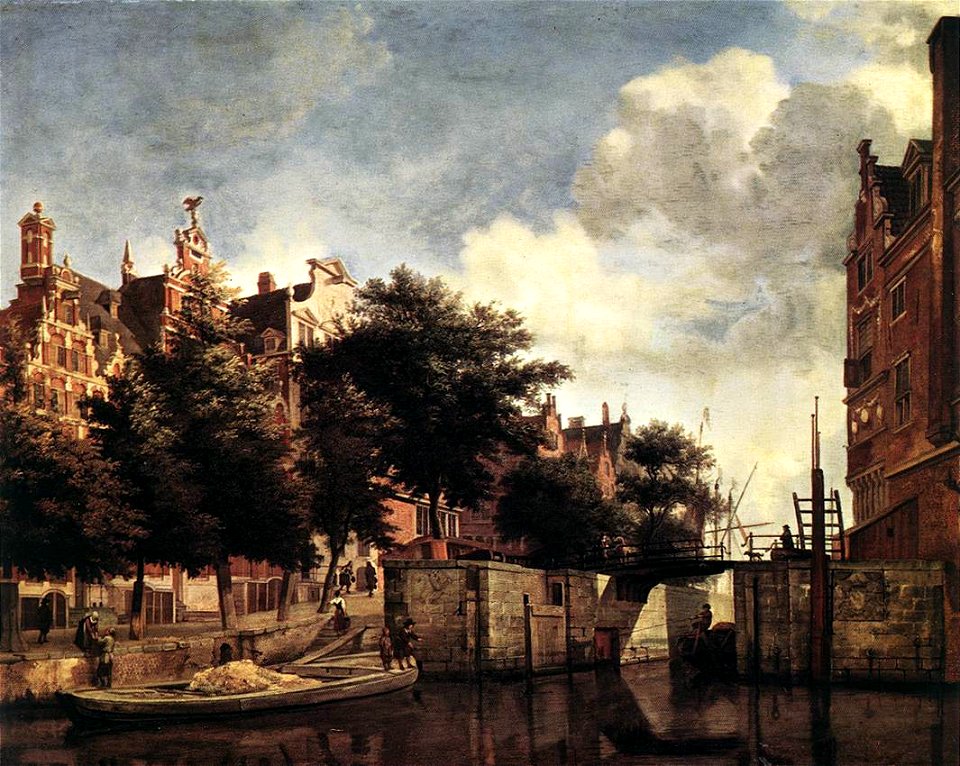The Martelaarsgracht in Amsterdam 1670 Jan van der Heyden
