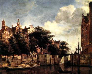 The Martelaarsgracht in Amsterdam 1670 Jan van der Heyden