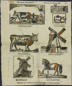 Hier ziet gy alles abondant, 't Geen der is al op het Land.-Catchpenny print-Borms 0720