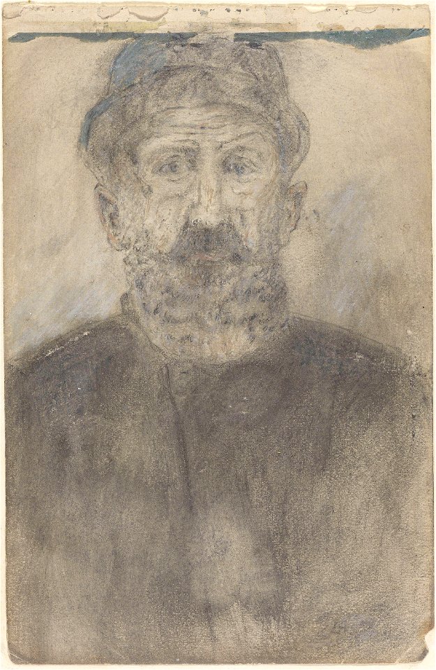 Lars Hertervig - Selvportrett med skjegg - NG.K&H.B.08096 - National Museum of Art, Architecture and Design