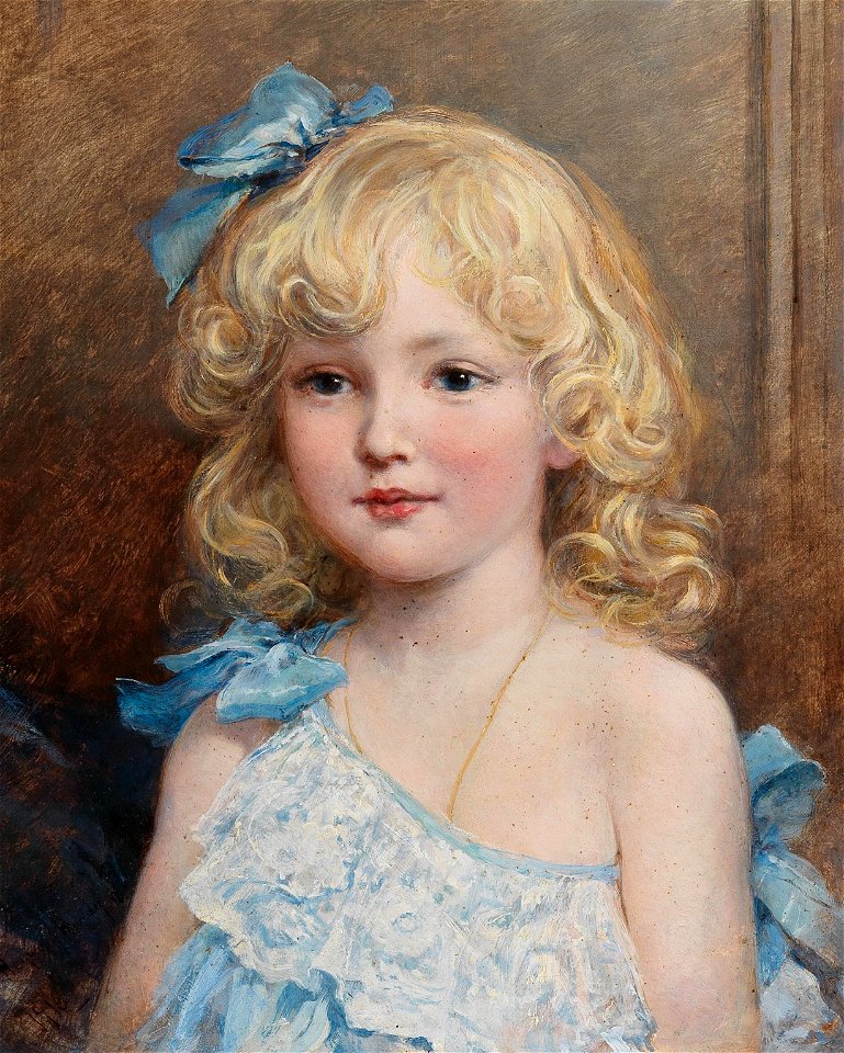 Heywood Hardy Portrait of a girl 1916