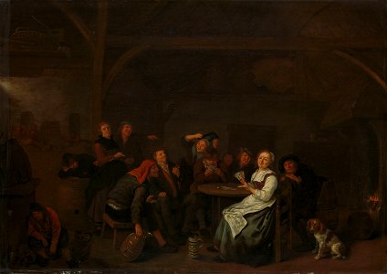 Het valse kaartspelen Rijksmuseum SK-A-3023