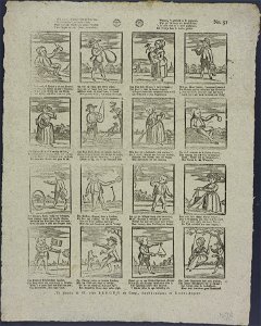 Het meest, ô jeugd! dat gy hier ziet, is kinderspel, en anders niet-Catchpenny print-Borms 0350