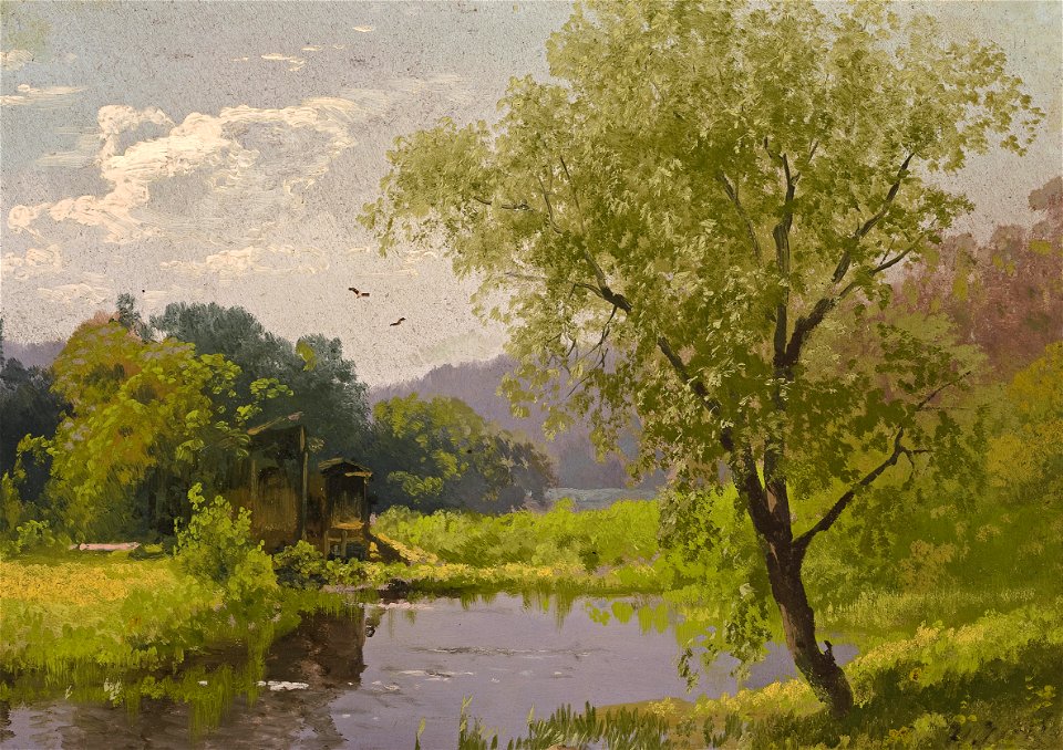 Hermann Herzog - Old mill
