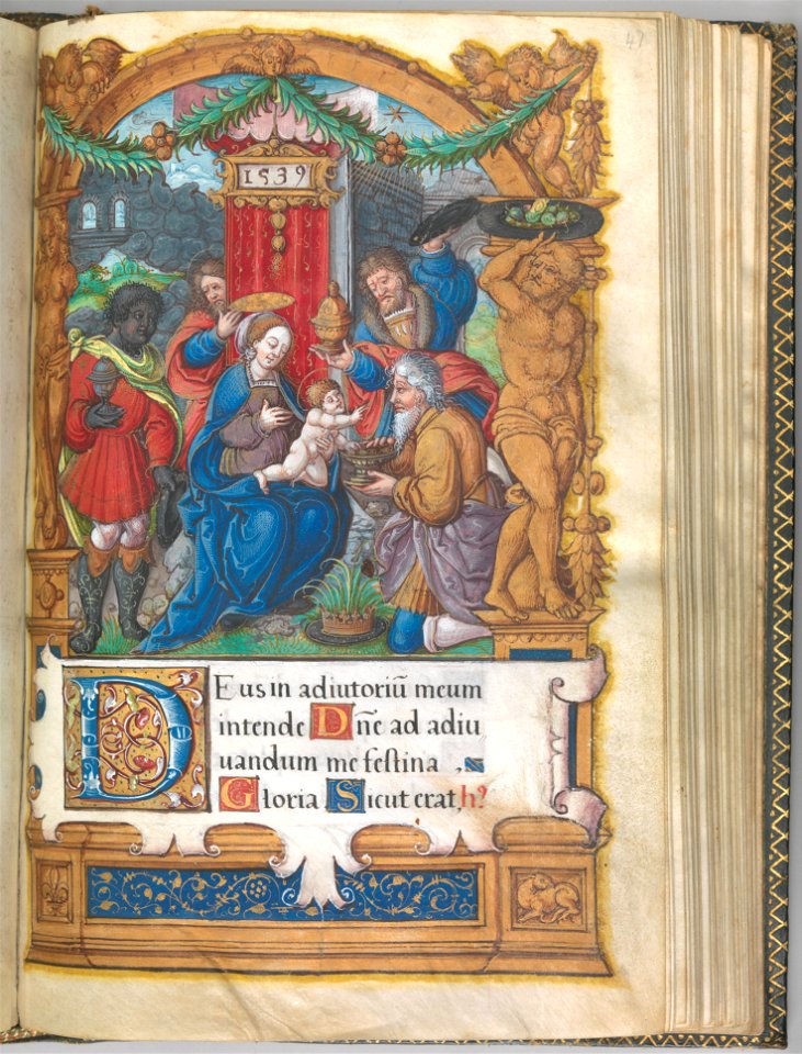 Heures de François Ier - Adoration des mages (f47)
