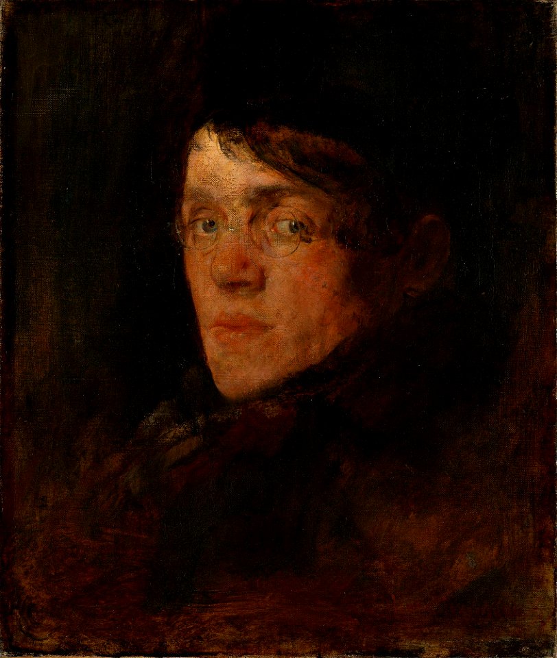Hans Heyerdahl - Portrait of the Painter Eilif Peterssen - NG.M.01030 - National Museum of Art, Architecture and Design