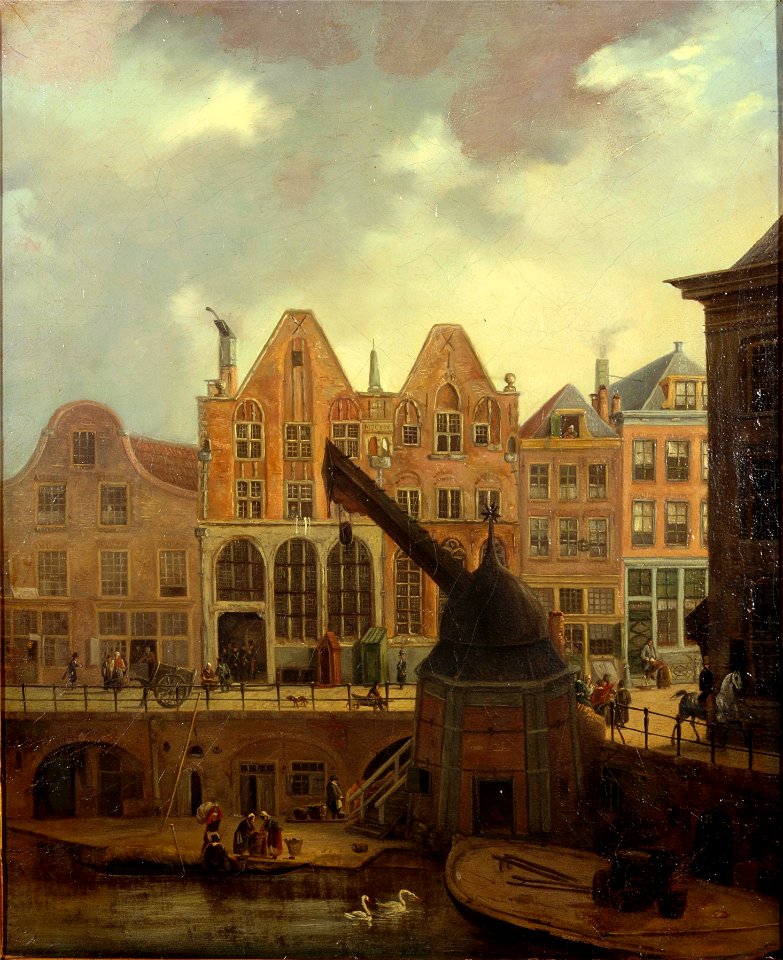 Het Sint Barbara- en Sint Laurentiusgasthuis op de Oudegracht te Utrecht Centraal Museum 2511