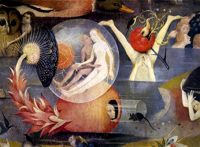 Hieronymus Bosch - Triptych of Garden of Earthly Delights (detail) - WGA2516. Free illustration for personal and commercial use.