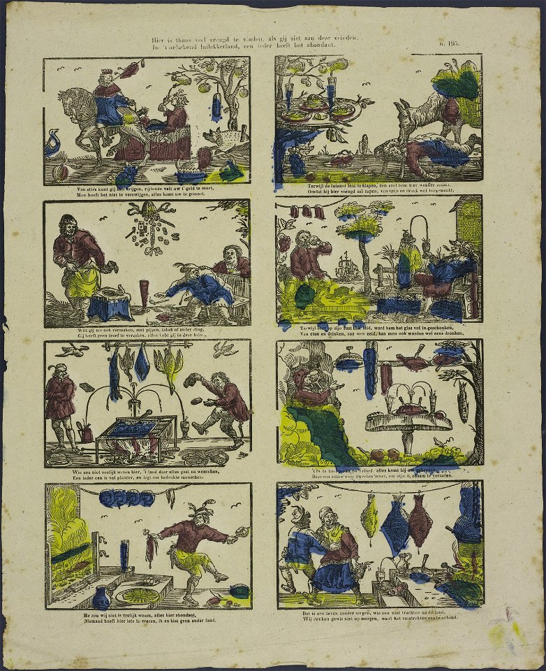 Hier is thans veel vreugd te vinden, als gij ziet aan deze vrinden-Catchpenny print-Borms 0655