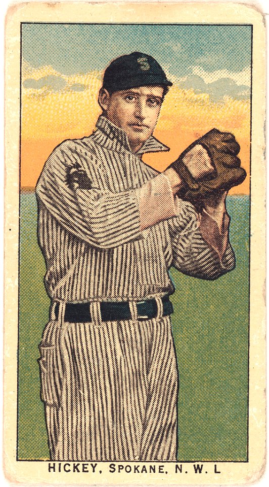Hickey, Spokane Team, baseball card portrait LCCN2008676962