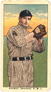 Hickey, Spokane Team, baseball card portrait LCCN2008676962