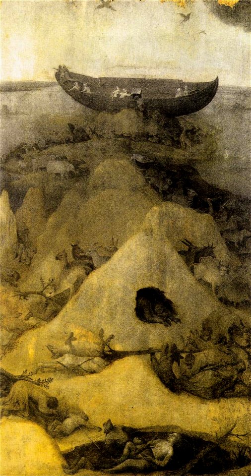 Hieronymus Bosch - Noah's Ark on Mount Ararat (obverse) - WGA2574