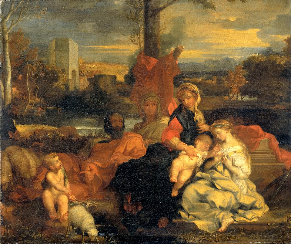 Het mystieke huwelijk van de heilige Catharina Rijksmuseum SK-A-53