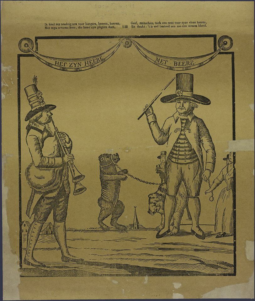 Het zyn heere met beere-Catchpenny print-PRENT 0180