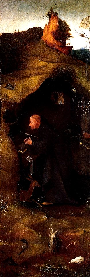 Hieronymus Bosch - Hermit Saints Triptych (right panel) - WGA02569