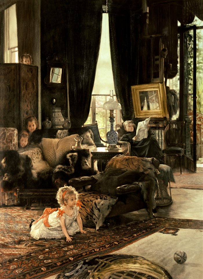 Hide And Seek James Tissot Free Stock Illustrations Creazilla