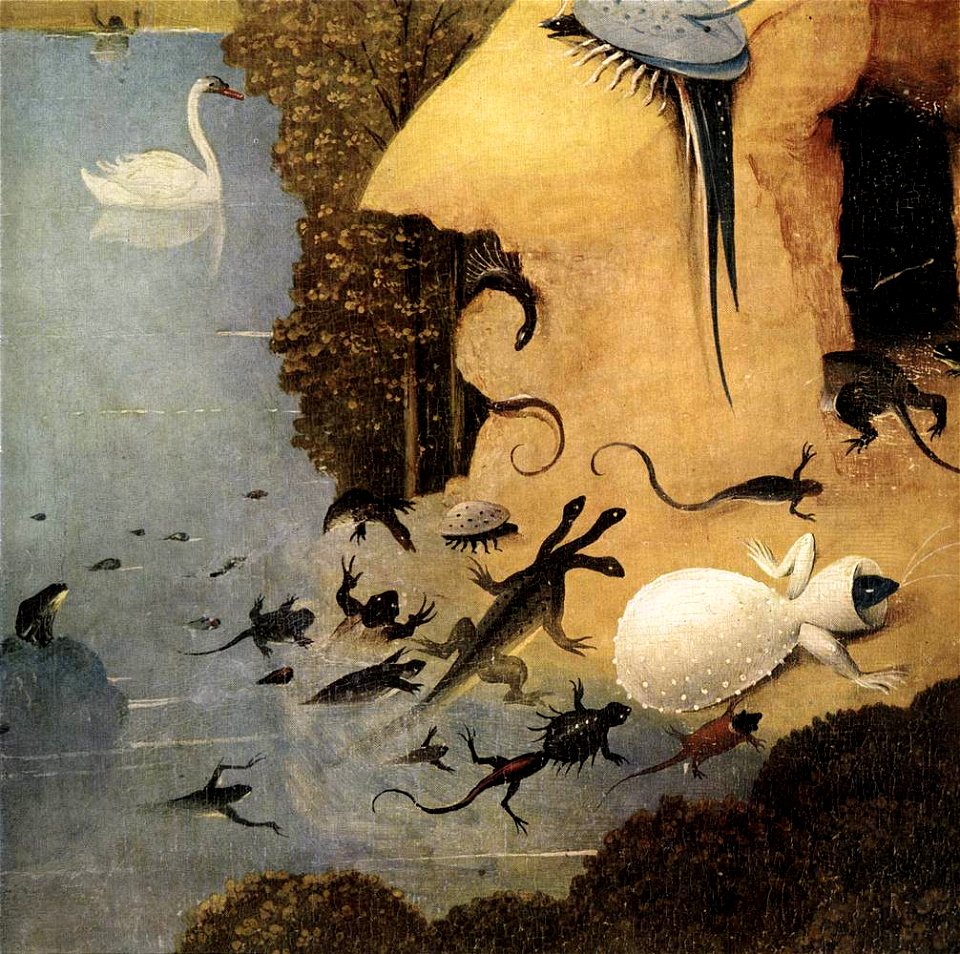 Hieronymus Bosch - Triptych of Garden of Earthly Delights (detail) - WGA2521