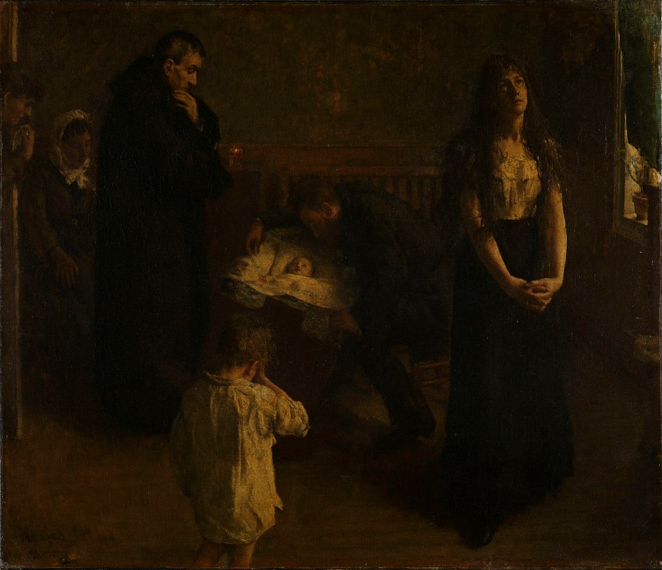 Hans Heyerdahl - The dying Child - NG.M.03346 - National Museum of Art, Architecture and Design