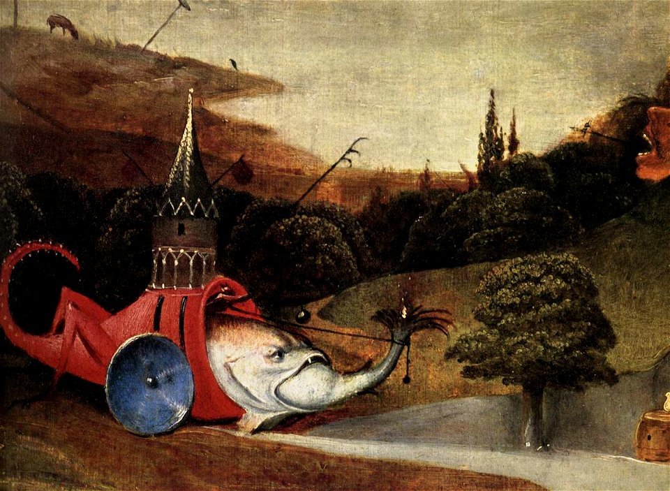 Hieronymus Bosch - Triptych of Temptation of St Anthony (detail) - WGA2598