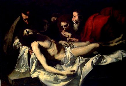 Hans Heyerdahl - The Entombment. Copy after Ribera - NG.M.00316 - National Museum of Art, Architecture and Design. Free illustration for personal and commercial use.