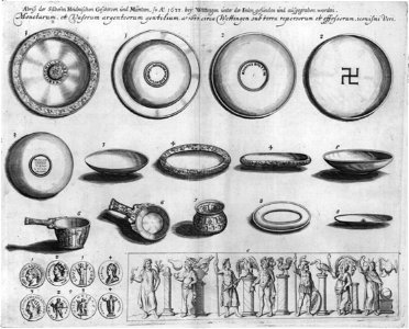 Heydnische Müntzen vnnd Silbergeschirr (Merian)