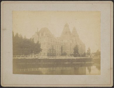 Het Rijksmuseum, Stadhouderskade 42. Gezien over de Singelgracht vanaf de Weteringschans, Afb ANWZ00425000001