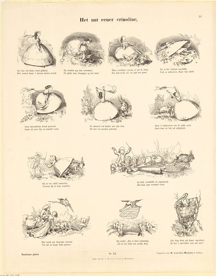 Het nut eener crinoline