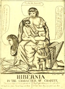 Hibernia in the Character of Charity (BM 1868,0808.5189)