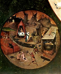 Hieronymus Bosch - The Seven Deadly Sins (detail) - WGA2501
