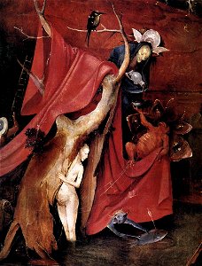 Hieronymus Bosch - Triptych of Temptation of St Anthony (detail) - WGA2602