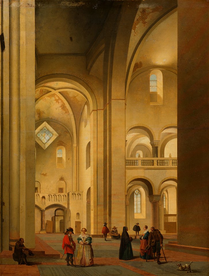 Het transept van de Mariakerk te Utrecht, gezien vanuit het noordoosten Rijksmuseum SK-A-858