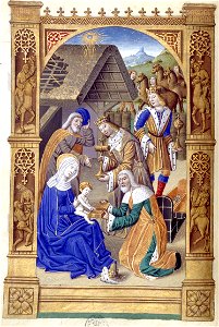 Heures de Charles VIII 042V Rois mages