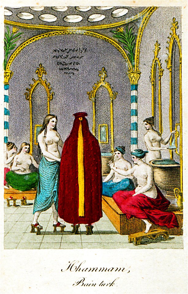 Hhammam, bain turk - Castellan Antoine-laurent - 1812