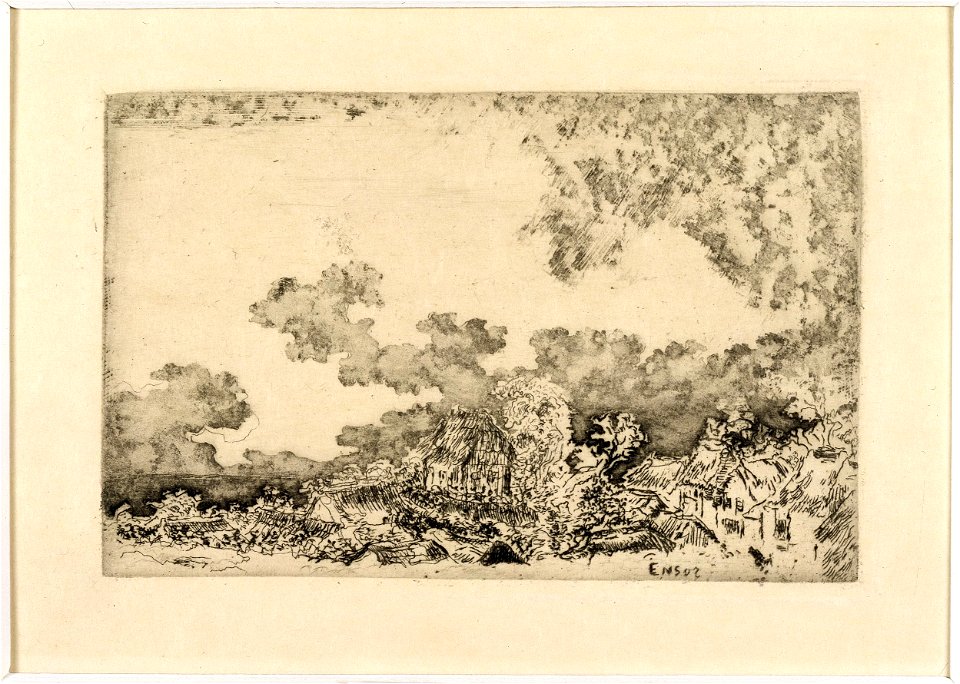 Het onweer, James Ensor, MSK Gent, 1998-B-70