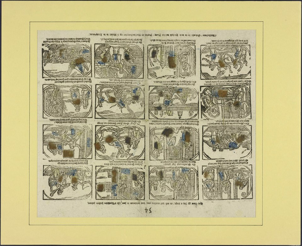 Hier kunt gy sien o jeugt, en ook wel merken aen, wat wonderen in haer tijd d'Apostelen hebben gedaen-Catchpenny print-Borms 0371