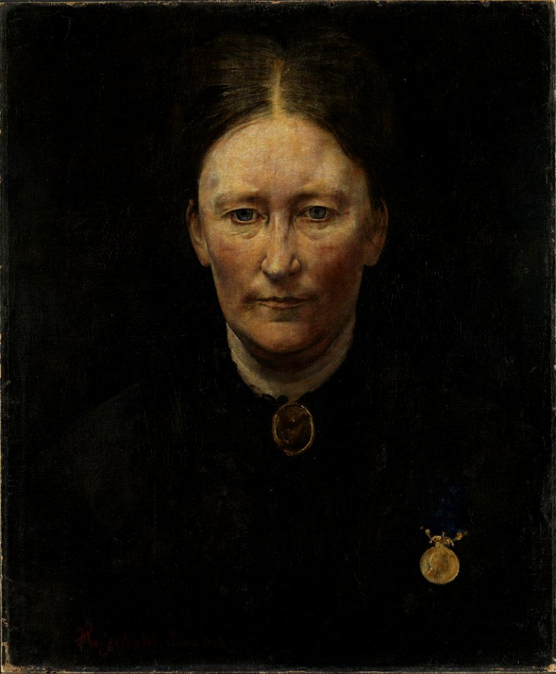 Hans Heyerdahl - Portrait of the Actress Laura Gundersen - NG.M.00491 - National Museum of Art, Architecture and Design