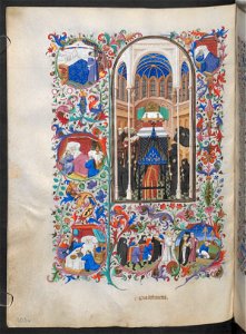 Heures de Vienne - ÖNB Cod1855 f103v (office des morts)