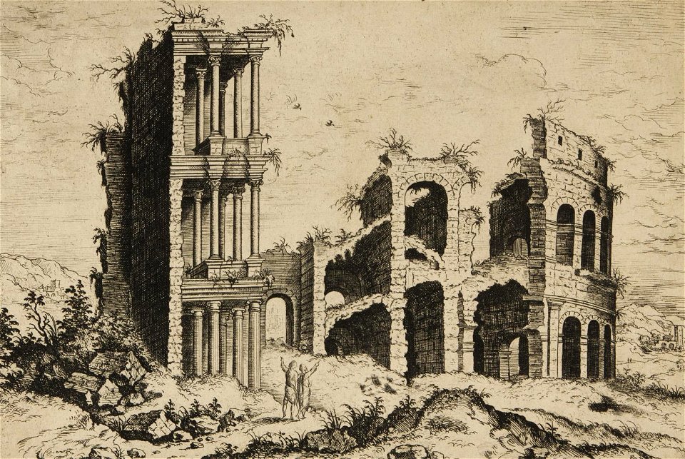 Hieronymus Cock Antike Ruine