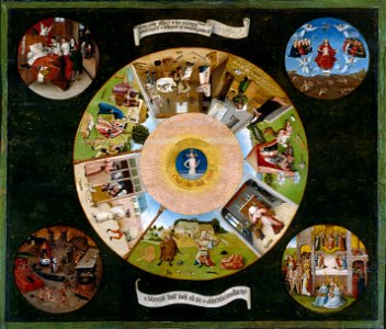 Hieronymus Bosch- The Seven Deadly Sins and the Four Last ThingsFXD