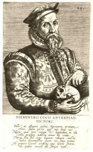 Hieronymus Cock by Jan Wierix (attr.), 1572
