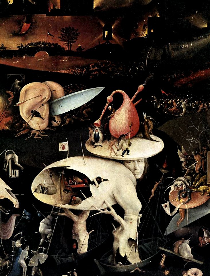 Hieronymus Bosch - Triptych of Garden of Earthly Delights (detail) - WGA2525