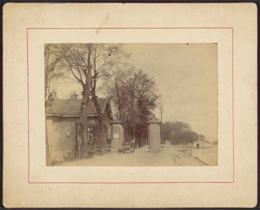 Het voormalige Tolhek aan de Amsteldijk, ter hoogte van nummer 98, geplaatst in 1896, Afb ANWZ00449000001
