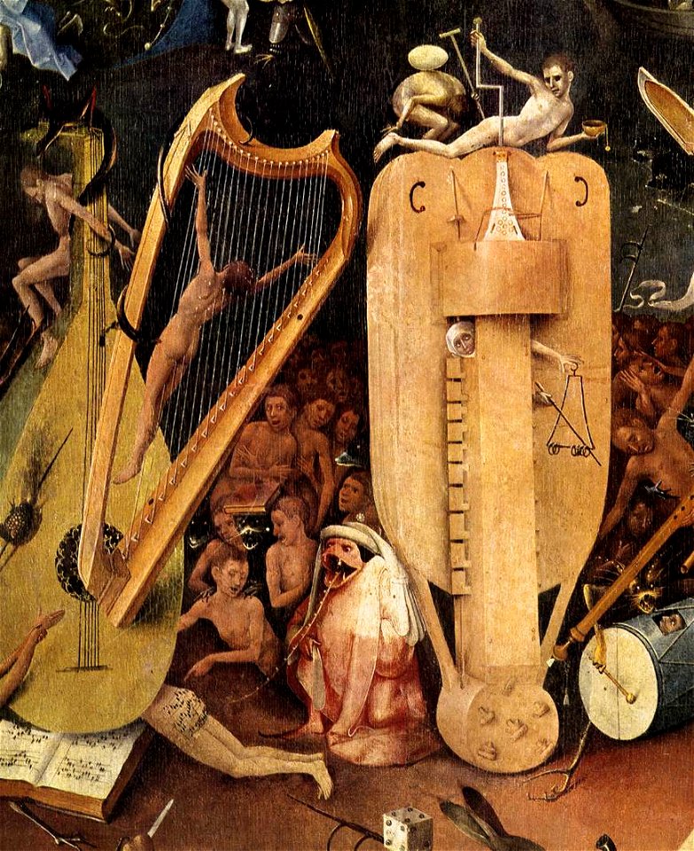 Hieronymus Bosch - Triptych of Garden of Earthly Delights (detail) - WGA2529