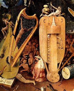 Hieronymus Bosch - Triptych of Garden of Earthly Delights (detail) - WGA2529. Free illustration for personal and commercial use.