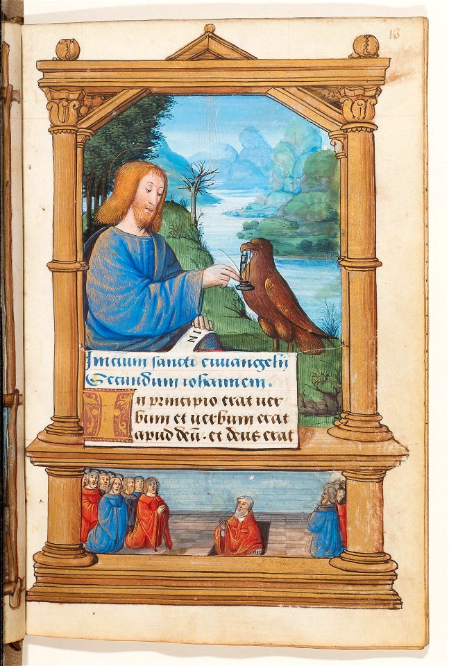 Heures à l'usage de Troyes - Bib. Arsenal Ms651 f13 (Saint Jean)