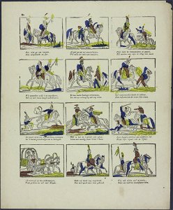Hier ziet ge een lancier, Fiks uitgedoscht en fier-Catchpenny print-Borms 0832