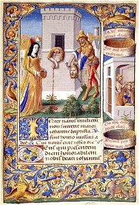 Heures de Charles VIII fol. 103R Jean-Baptiste