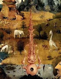 Hieronymus Bosch - Triptych of Garden of Earthly Delights (detail) - WGA2520. Free illustration for personal and commercial use.